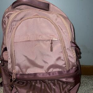 PINK light pink backpack